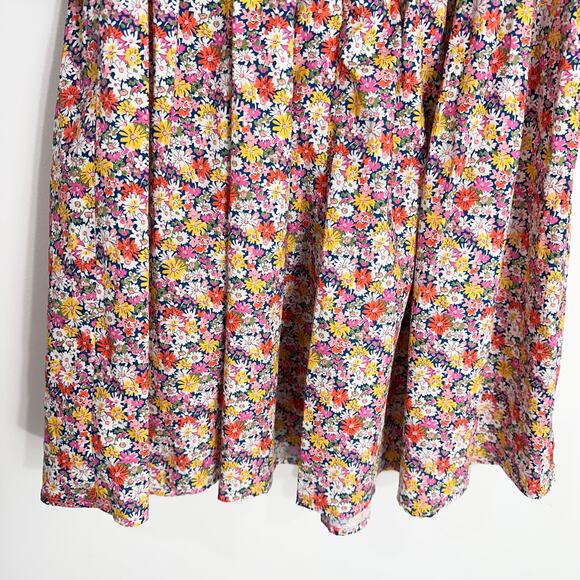 NWT For Love & Lemons Libby Mini Dress | Floral Pink Yellow | SZ M - Picture 11 of 15